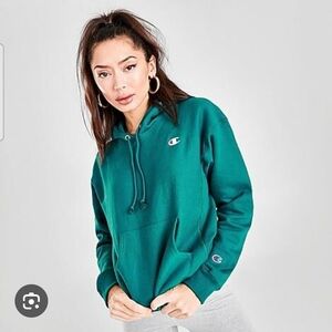 Champion Women's Teal Hoodie